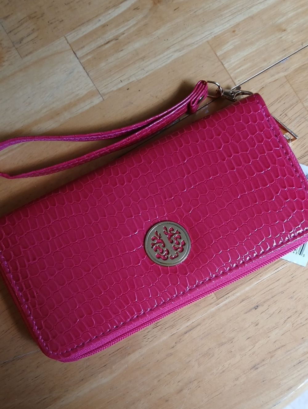 Women's Pink Wristlet Wallet - Unknown Brand